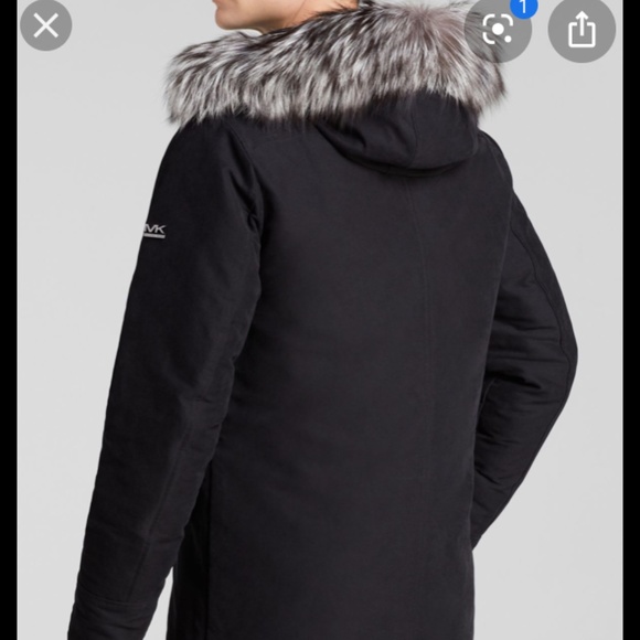 Michael Kors Mens Winter Parka with Fox Fur - Picture 3 of 8